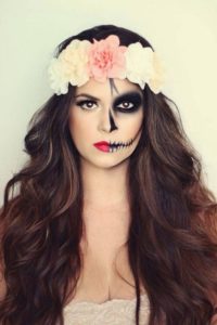sugar skull halloween costume